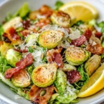 Homemade Crispy Brussels Caesar with Toasted Pumpkin Seeds recipe photo