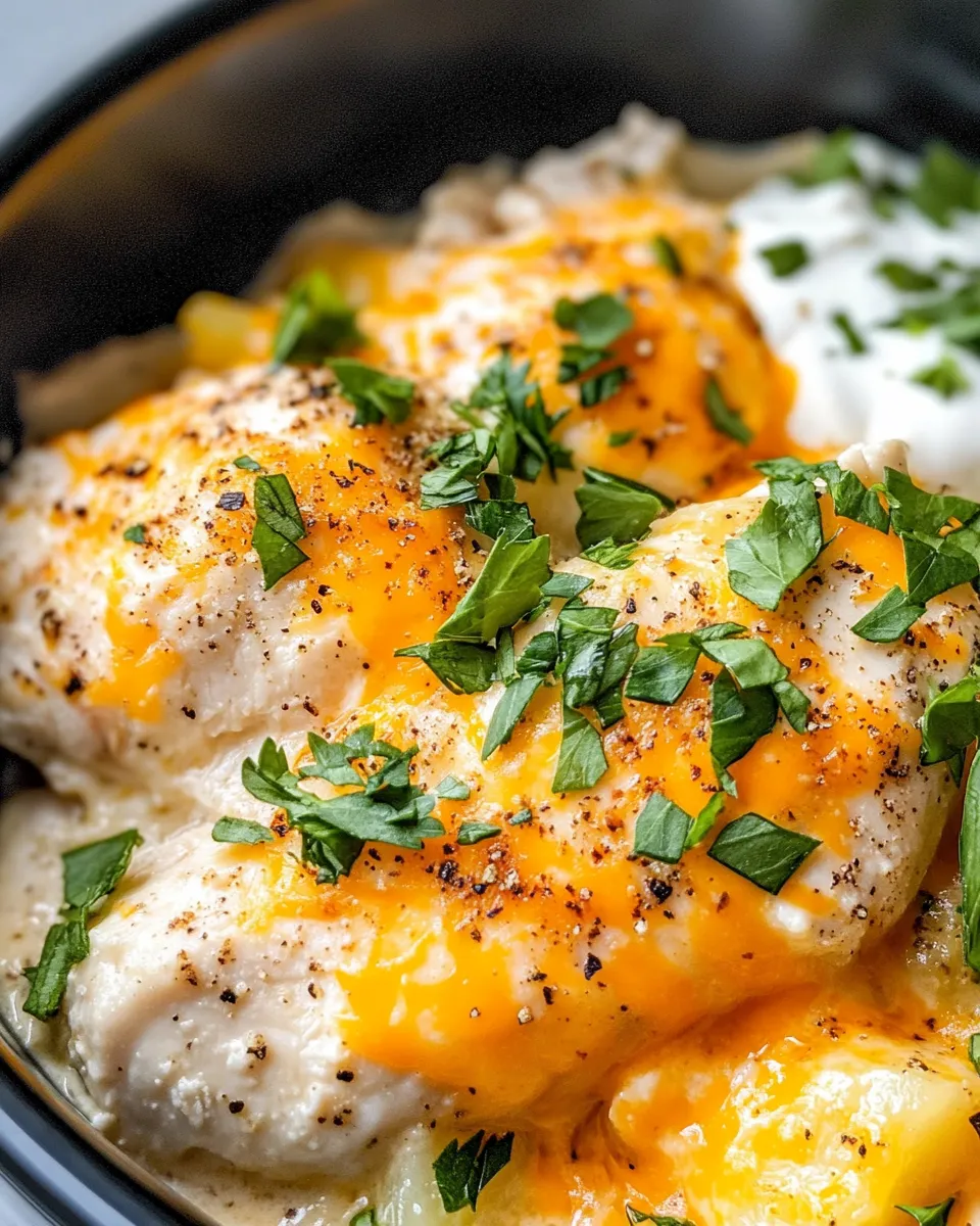 Homemade Crockpot Creamy Ranch Chicken & Potatoes recipe photo