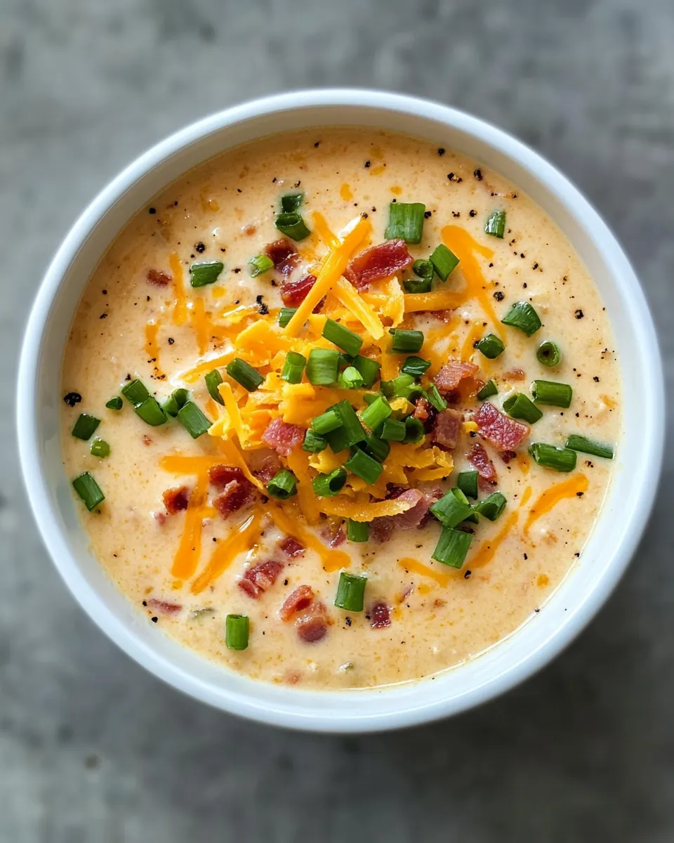 Delicious Crockpot Loaded Baked Potato Soup dish photo