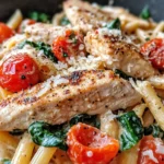 Homemade Crockpot Tuscan Chicken Pasta (Rich & Creamy) recipe photo