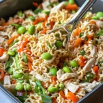 Homemade Crunchy Ramen Noodle Salad (Holiday Potluck) recipe photo