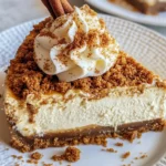 Homemade Gingerbread Cheesecake with Gingersnap Crust photo