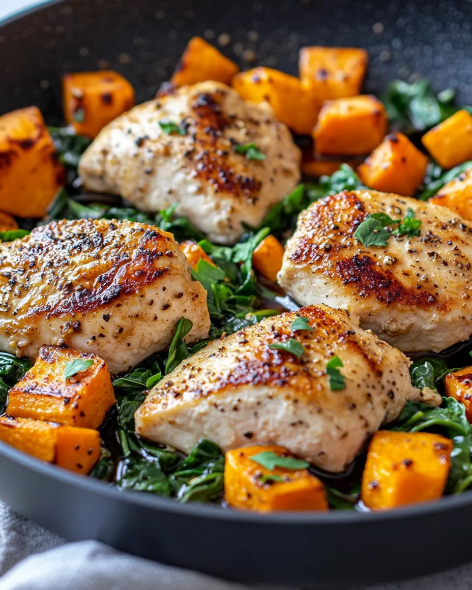 Classic Harvest Chicken & Sweet Potato Skillet (Maple Dijon) dish photo