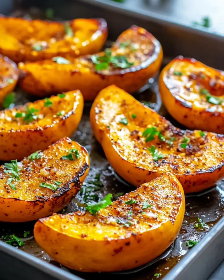 Homemade Honey-Garlic Acorn Squash Wedges recipe photo