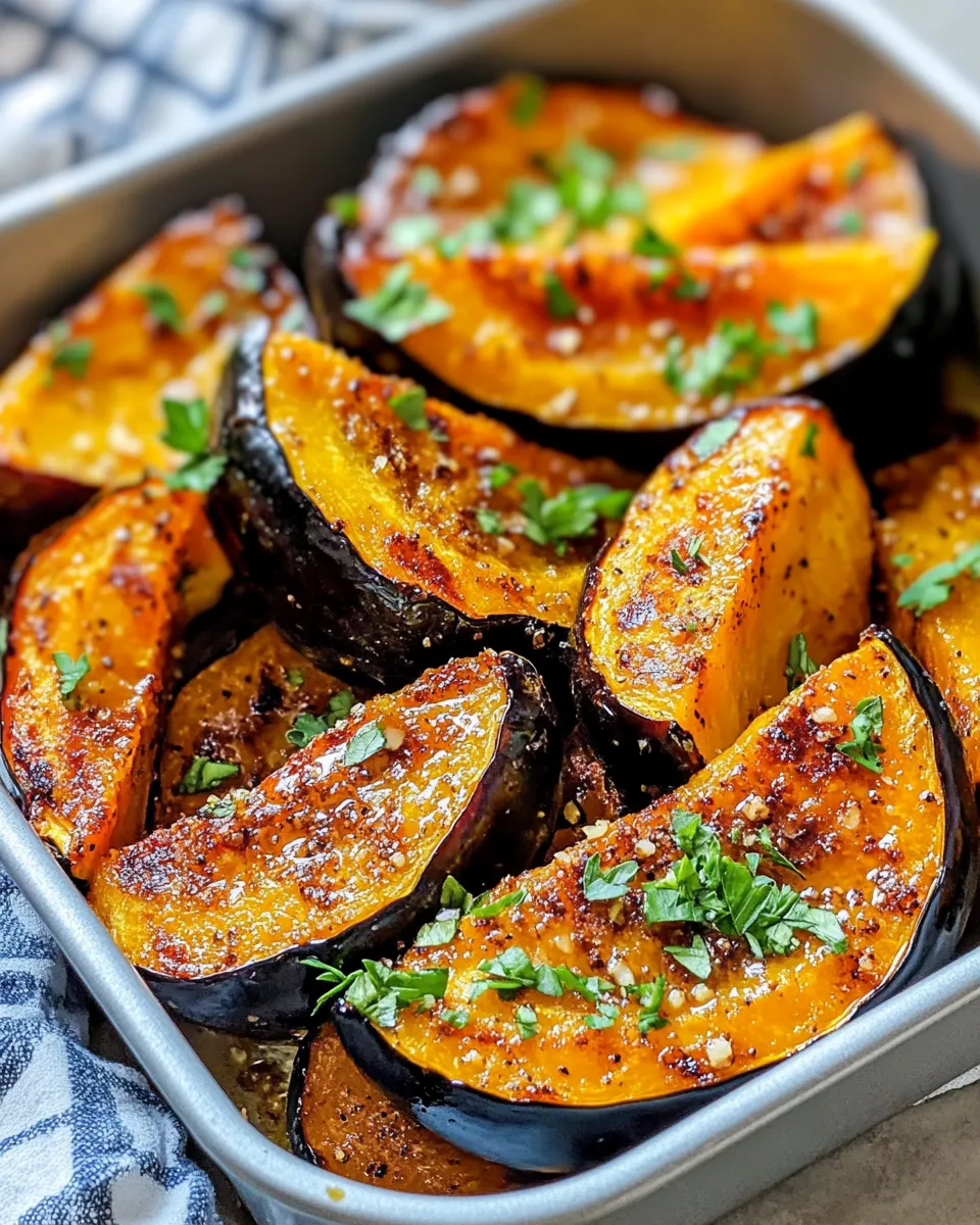Classic Honey-Garlic Acorn Squash Wedges dish photo
