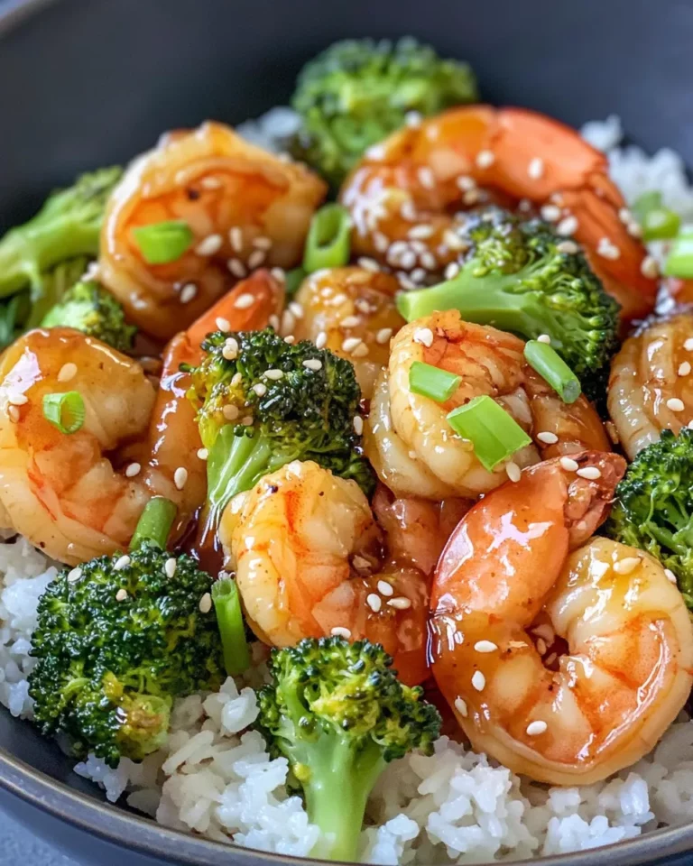 Easy Honey-Garlic Shrimp & Broccoli Rice Bowls photo