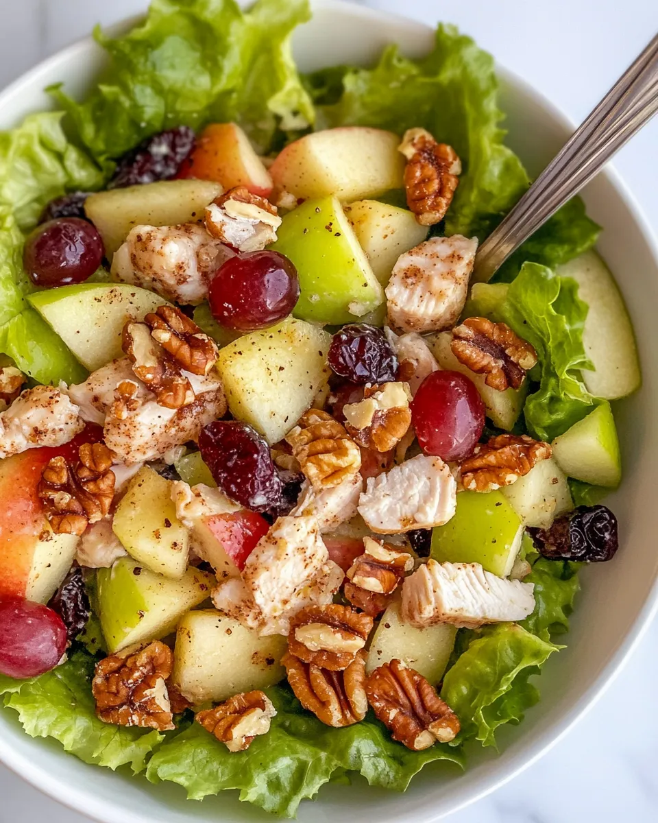 Classic Honeycrisp Apple Waldorf Salad (Lightened Up) dish photo