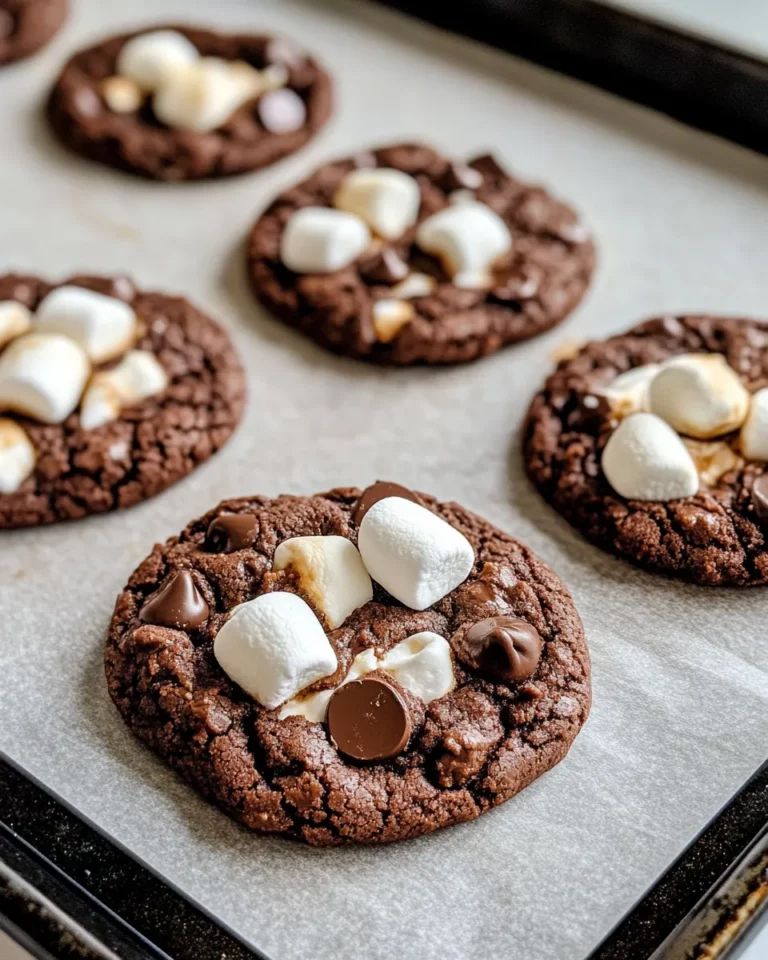 Homemade Hot Cocoa Marshmallow Cookies photo