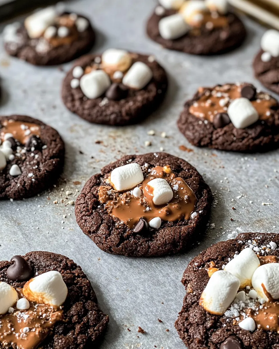 Delicious Hot Cocoa Marshmallow Cookies dish photo