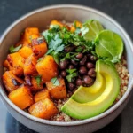 Homemade Maple-Chili Roasted Butternut Bowls recipe photo