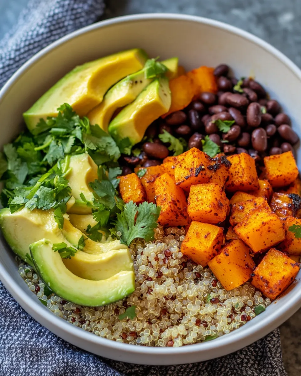 Classic Maple-Chili Roasted Butternut Bowls dish photo