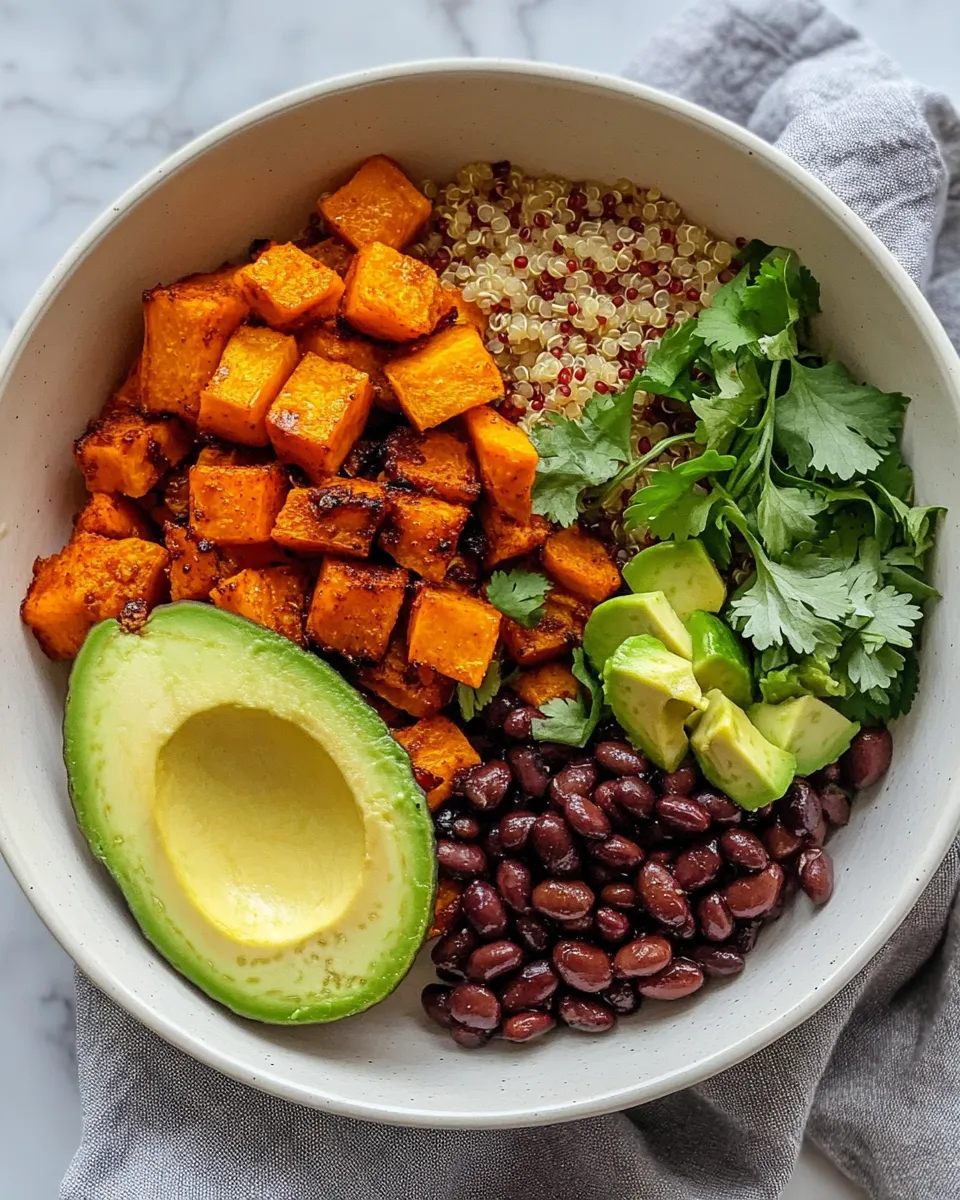 Easy Maple-Chili Roasted Butternut Bowls food shot