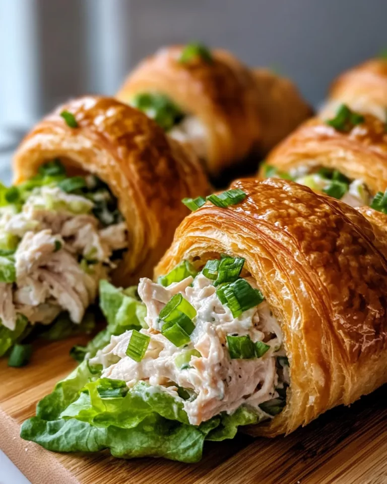 Homemade Maple Dijon Chicken Salad Stuffed Croissants photo