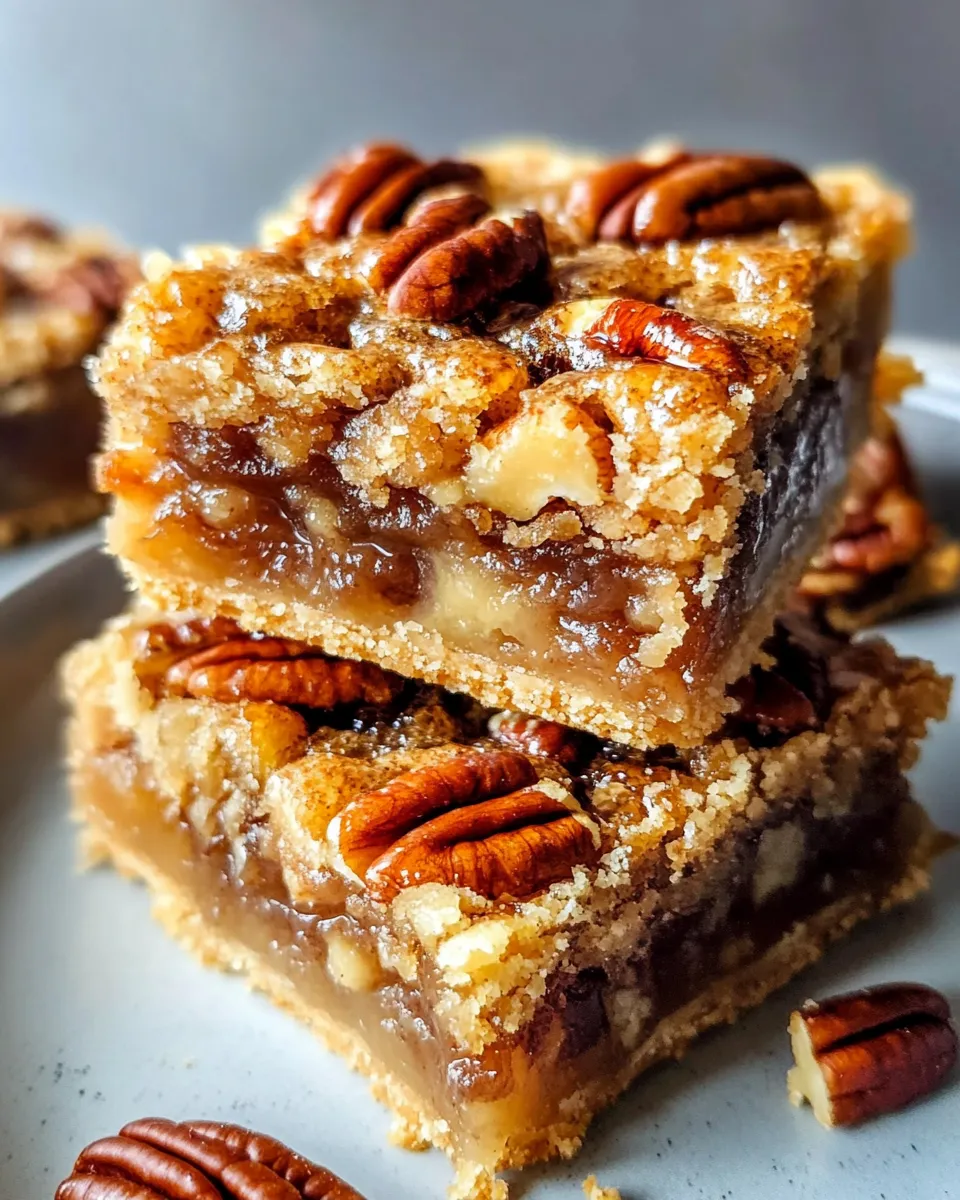 Delicious Maple Pecan Pie Bars (Shortbread Crust) dish photo
