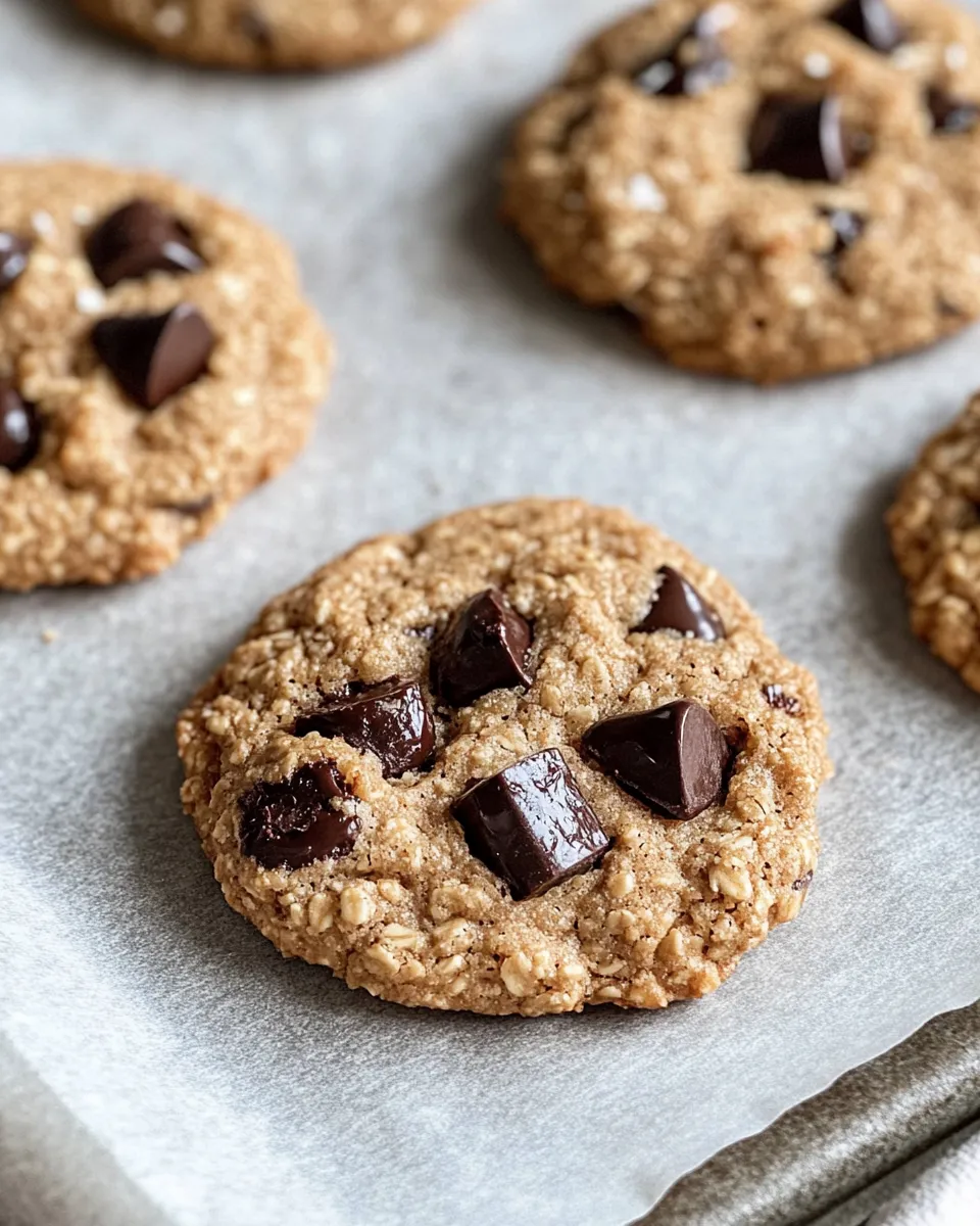 Easy Maple Tahini Chocolate Chip Cookies dish photo