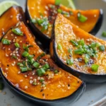Homemade Miso-Roasted Kabocha with Scallion-Lime Drizzle photo