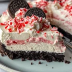 Homemade No-Bake Peppermint Oreo Cheesecake recipe photo