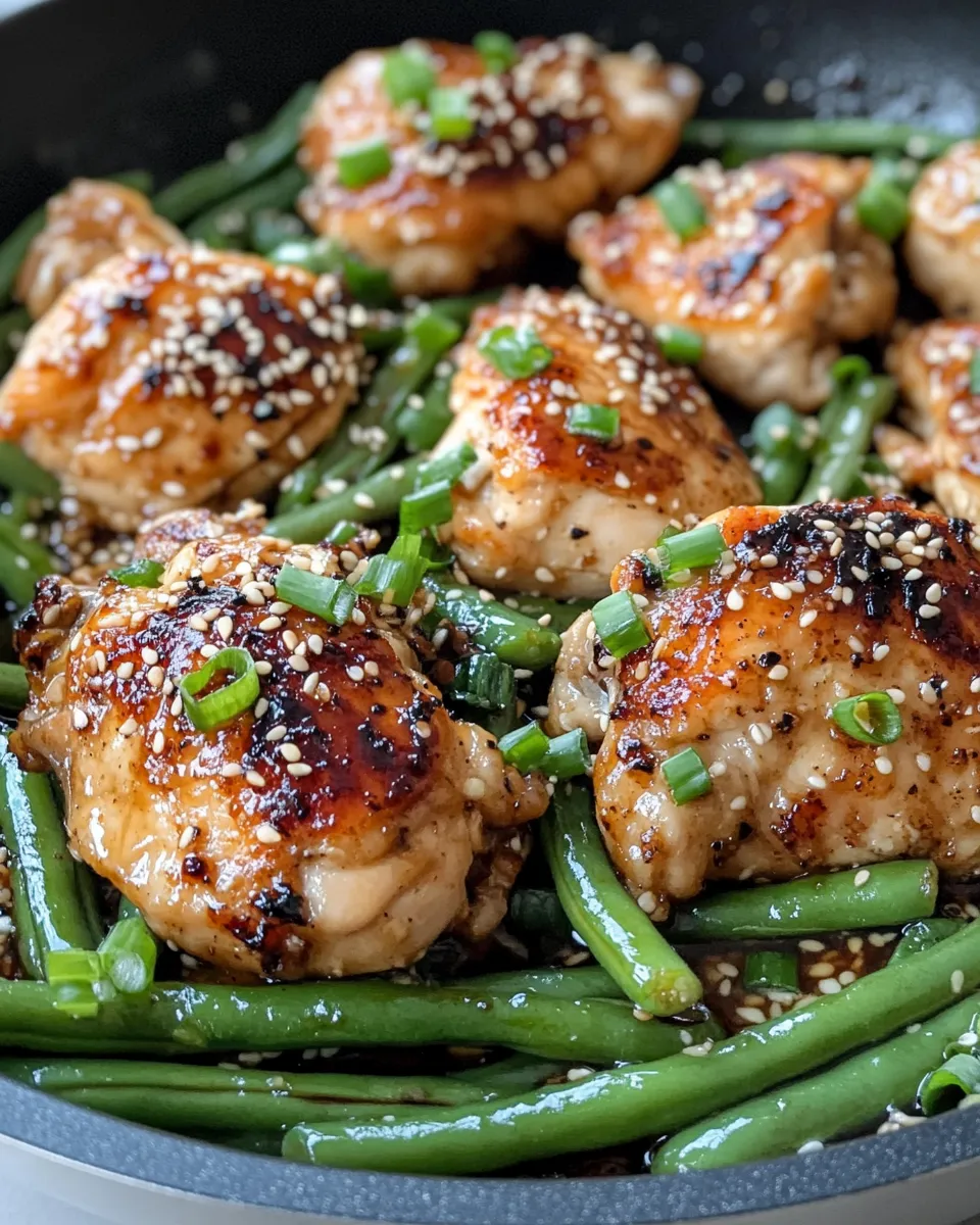 Classic One-Pan Teriyaki Chicken & Green Beans dish photo