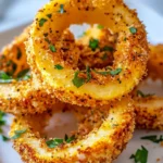 Delicious Parmesan-Crusted Delicata Rings with Herby Dip photo