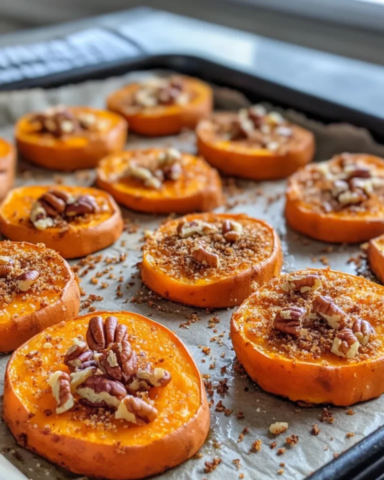 Homemade Pecan-Crusted Sweet Potato Medallions recipe photo