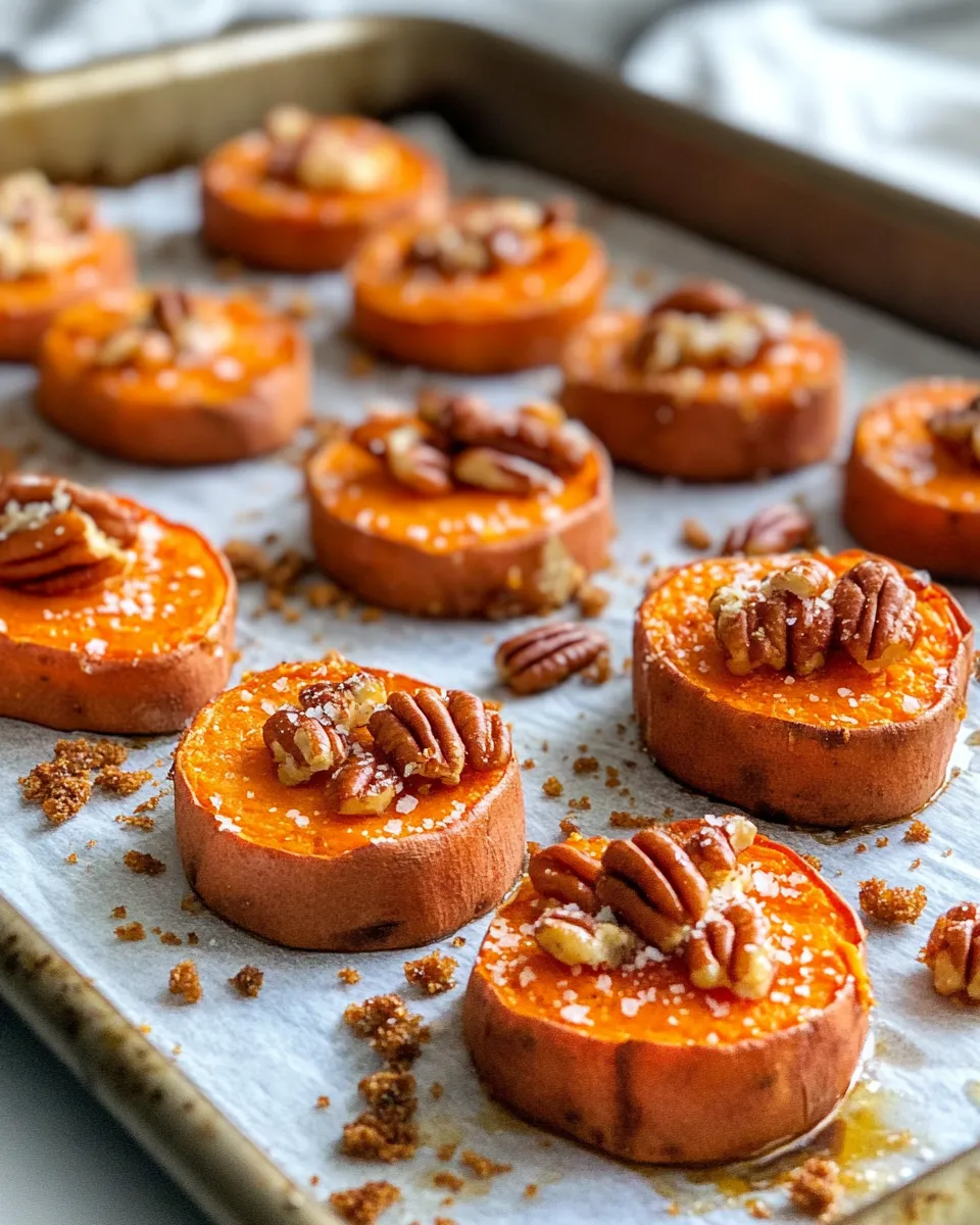 Easy Pecan-Crusted Sweet Potato Medallions food shot