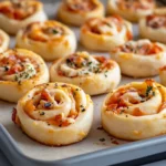 Homemade Pizza Crescent Roll Pinwheels (Party Saver) recipe photo