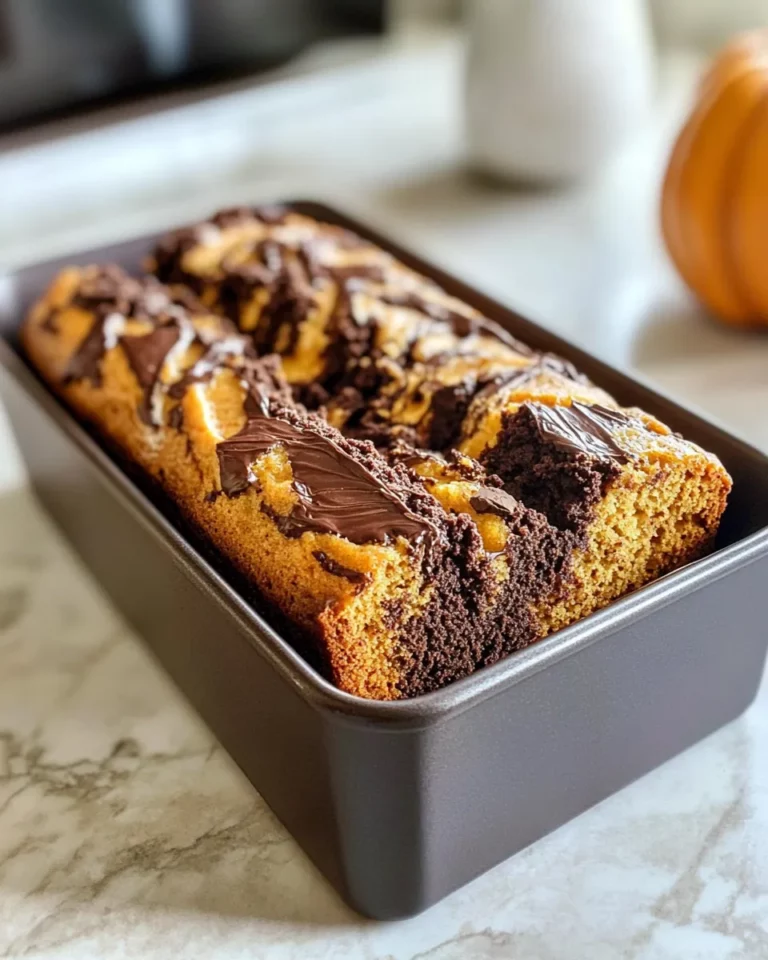 Delicious Pumpkin Chocolate Swirl Pound Cake photo