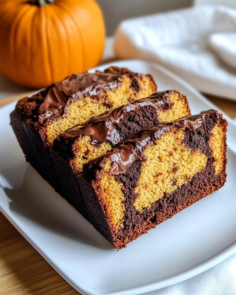 Classic Pumpkin Chocolate Swirl Pound Cake dish photo