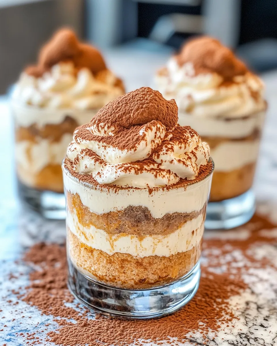 Classic Pumpkin Spice Tiramisu Cups dish photo