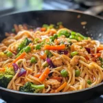 Homemade Quick Veggie Lo Mein recipe photo