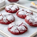 Homemade Red Velvet Crinkle Cookies (Festive) recipe photo