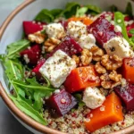 Homemade Roasted Beet & Goat Cheese Grain Bowls photo