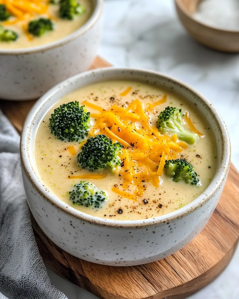 Homemade Roasted Broccoli Cheddar Soup photo