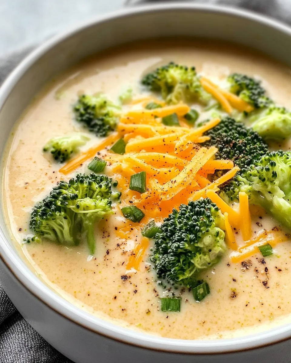 Classic Roasted Broccoli Cheddar Soup image