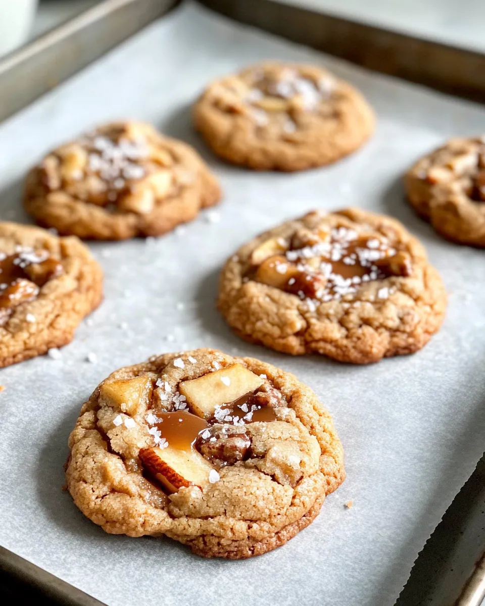 Classic Salted Caramel Apple Pie Cookies image