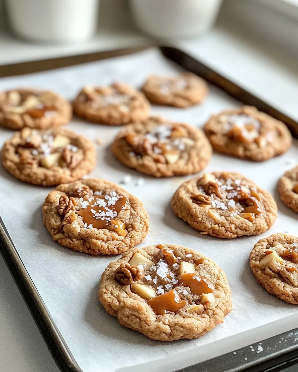 Delicious Salted Caramel Apple Pie Cookies dish photo