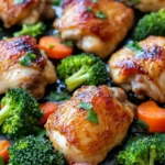 Homemade Sheet-Pan Honey Garlic Chicken & Veggies photo