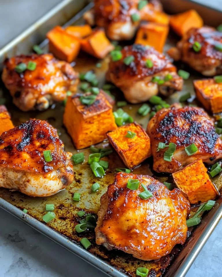 Delicious Sheet Pan Buffalo Chicken & Sweet Potatoes recipe photo