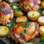 Homemade Sheet Pan Maple-Dijon Chicken & Fingerlings recipe photo