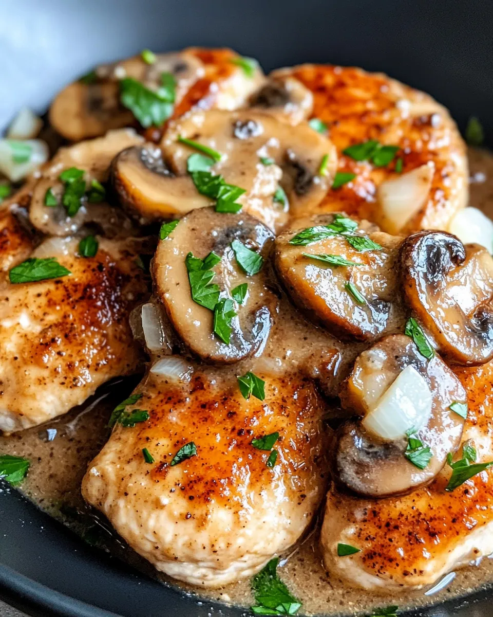 Classic Slow Cooker Chicken Marsala (Easy) image