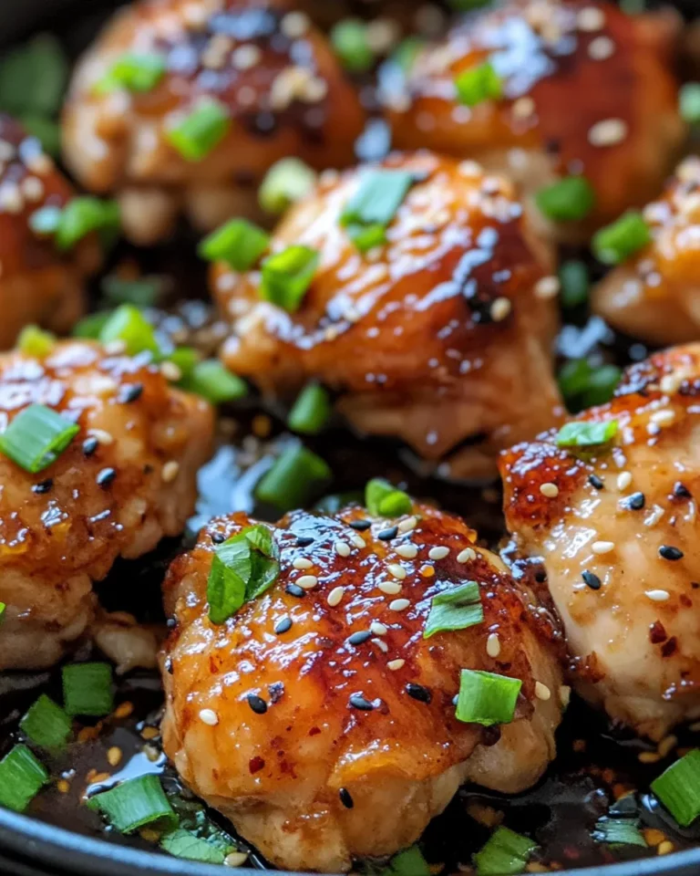 Homemade Slow Cooker Honey Garlic Chicken Thighs recipe photo