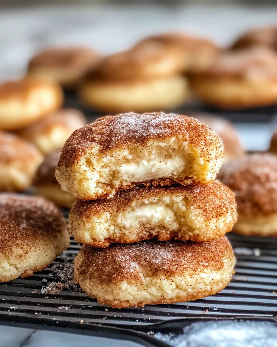 Homemade Snickerdoodle Cheesecake Cookies photo