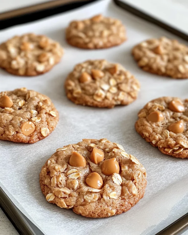 Homemade Spiced Oatmeal Butterscotch Cookies recipe photo
