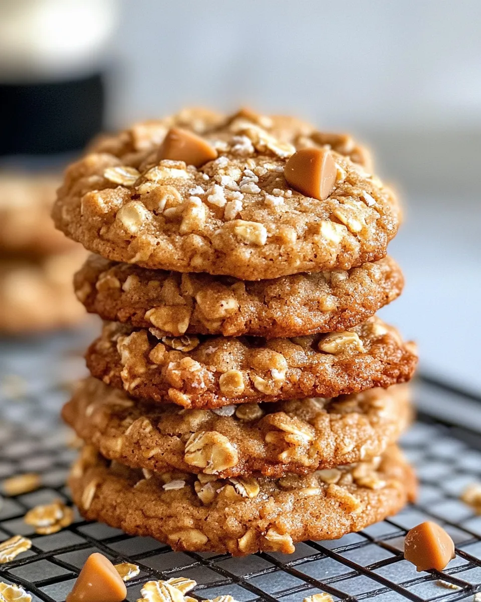 Classic Spiced Oatmeal Butterscotch Cookies dish photo