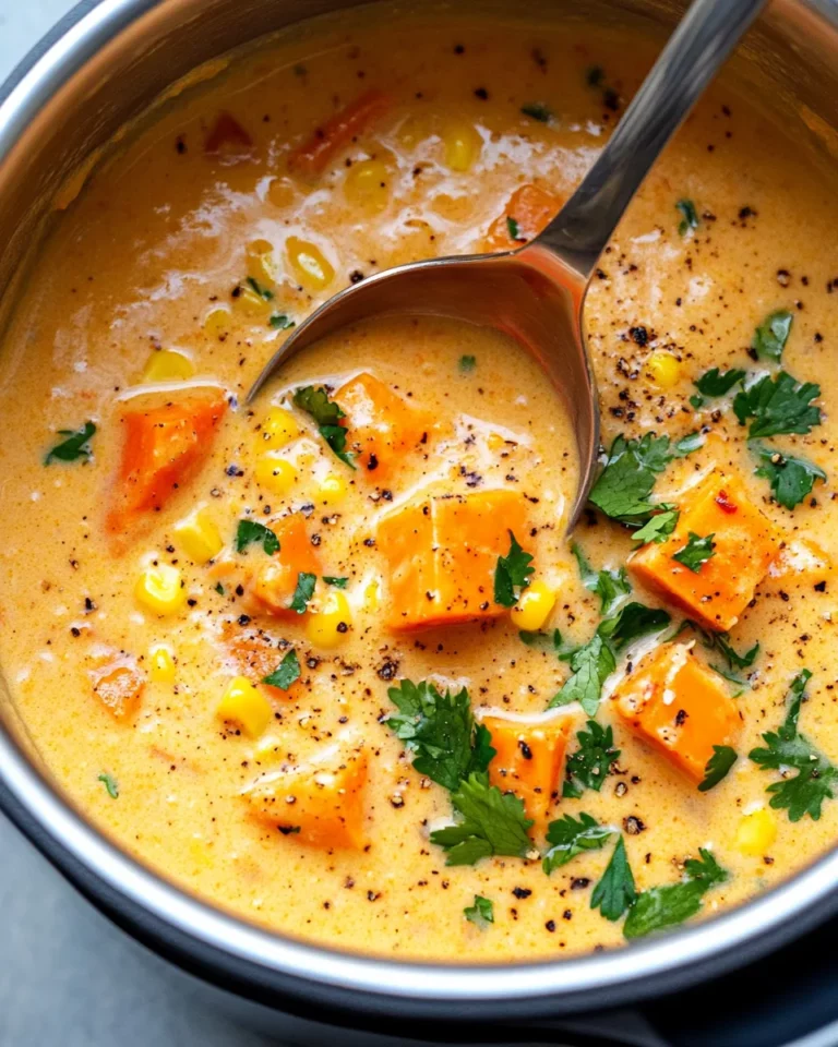 Homemade Sweet Potato Corn Chowder (No Bacon) recipe photo