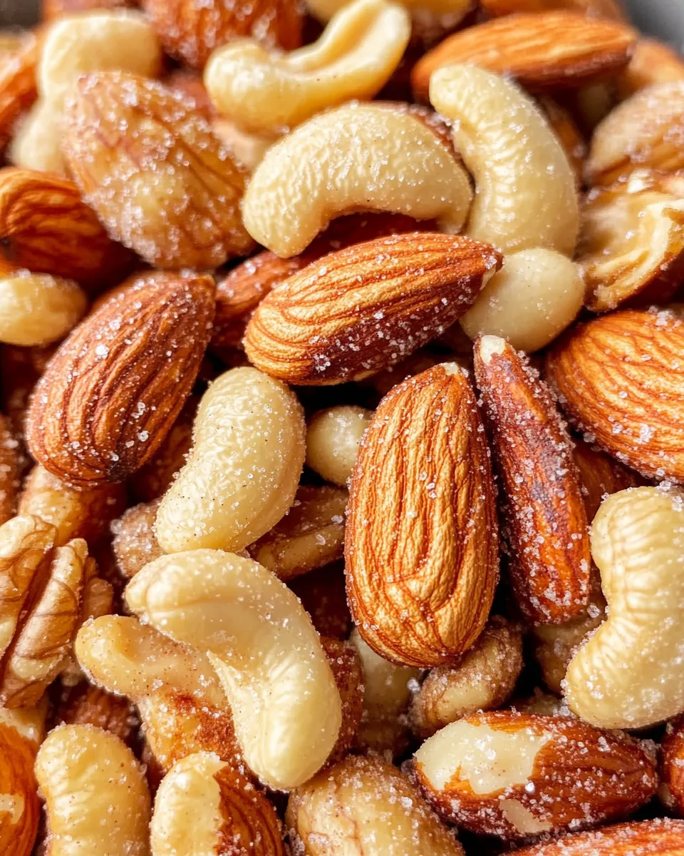 Classic Sweet & Spicy Nuts (Holiday Snack Mix) recipe image