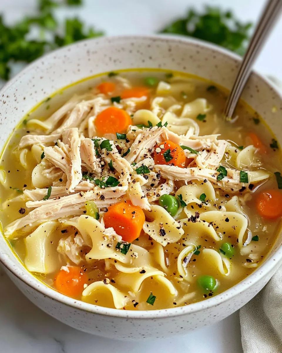 Homemade Turkey Leftover Noodle Soup (Post-Thanksgiving) recipe photo