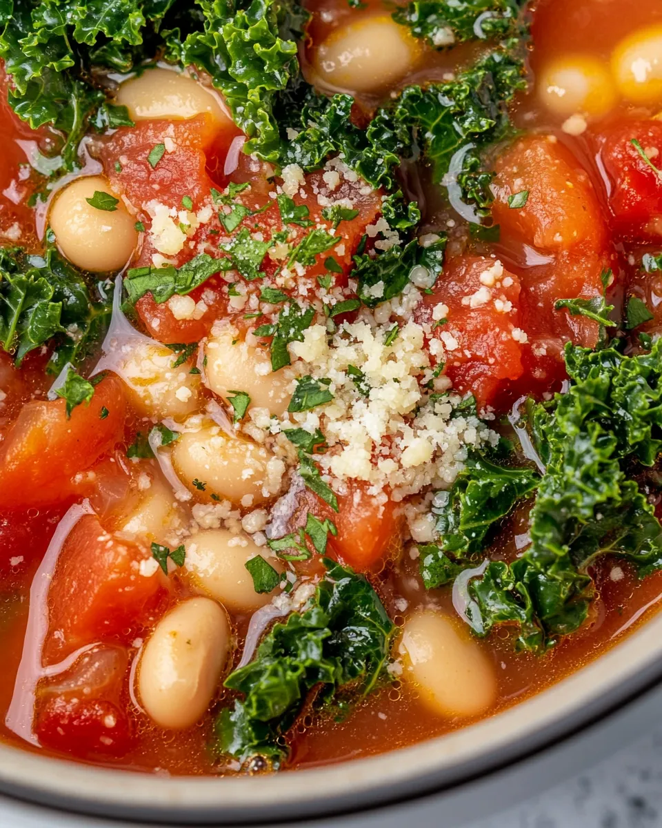 Classic Tuscan White Bean & Kale Parm Broth dish photo