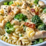 Homemade Weeknight Chicken Alfredo Bake with Broccoli recipe photo