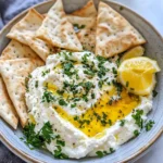 Homemade Whipped Feta with Hot Honey & Pita Chips photo